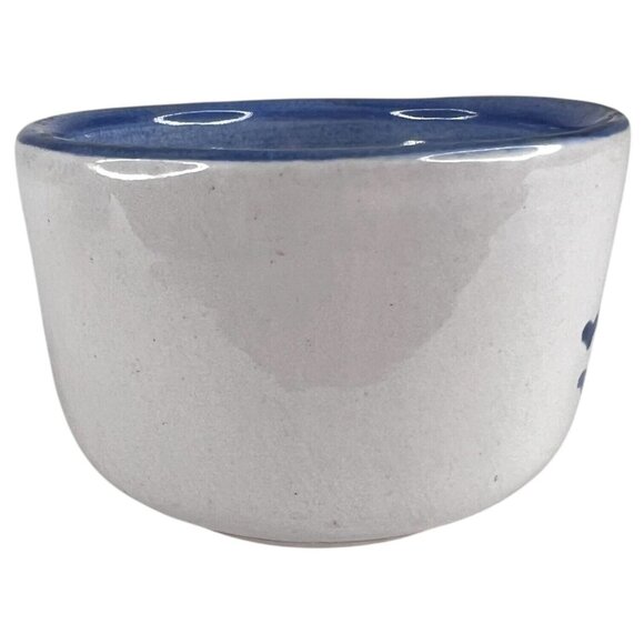 M A Hadley Art Pottery Farmer Cup THE END Coffee Mug Signed Farm Country Scene - Picture 2 of 7